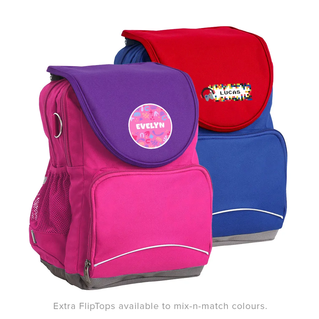 Switchable Primary Backpack FlipTops