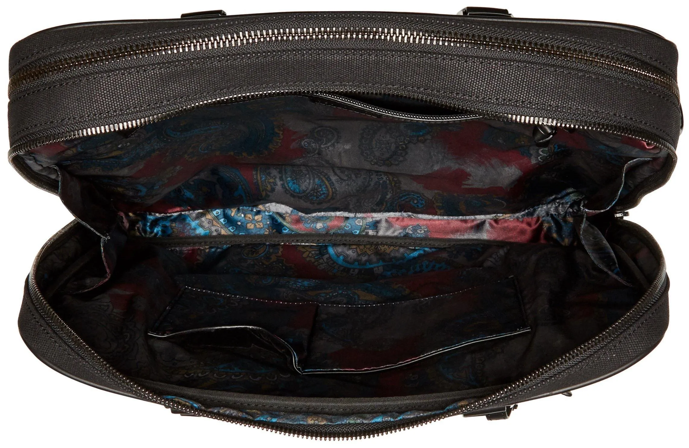 Ted Baker Men's Canvas and Leather Document Bag