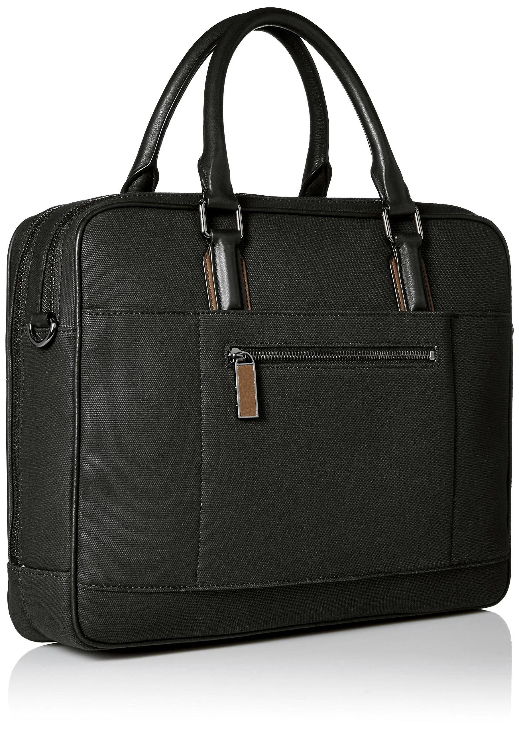 Ted Baker Men's Canvas and Leather Document Bag