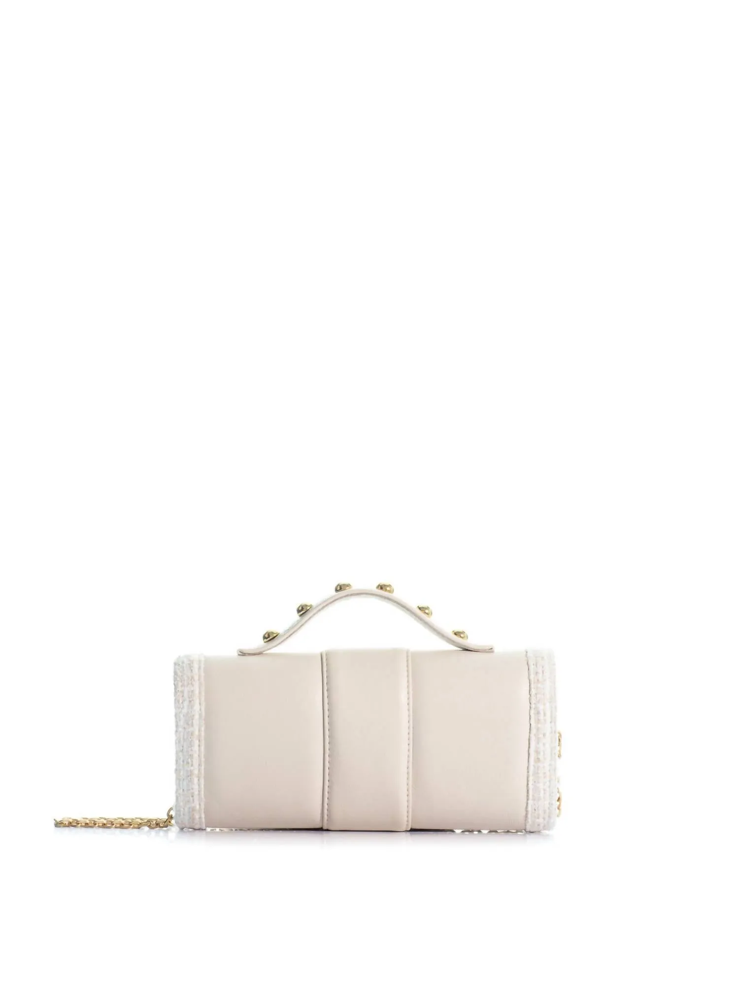 The Amalfi Allong Leather Bag In Ivory