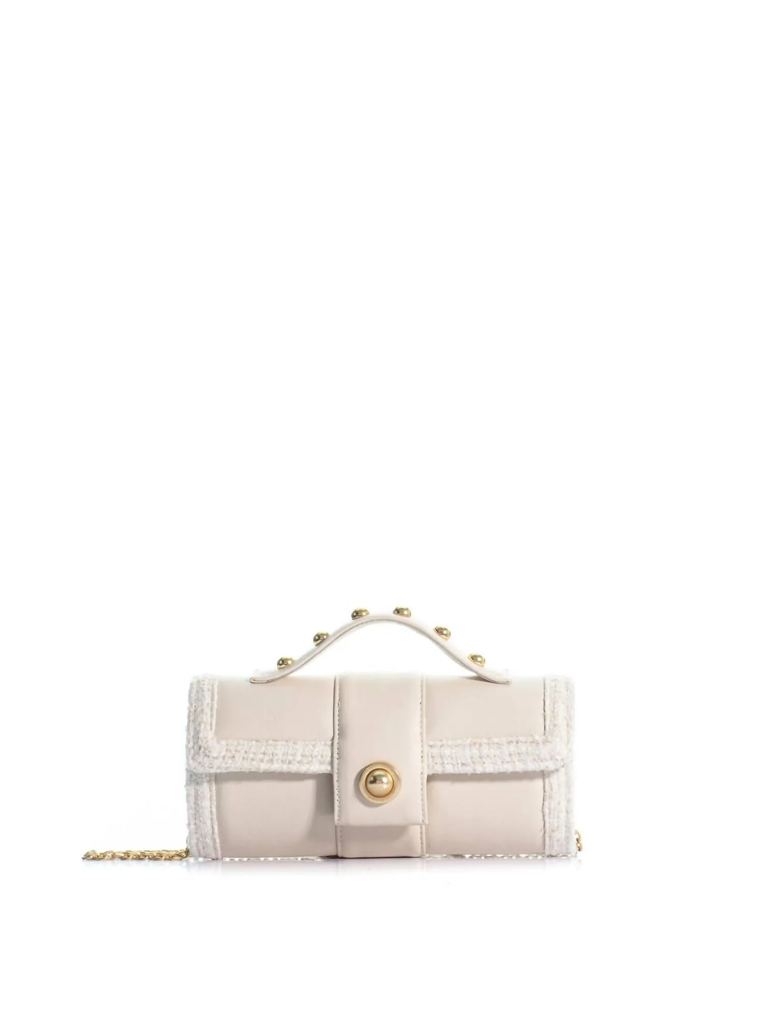 The Amalfi Allong Leather Bag In Ivory