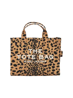 The Medium Cheetah Canvas" Tote Bag