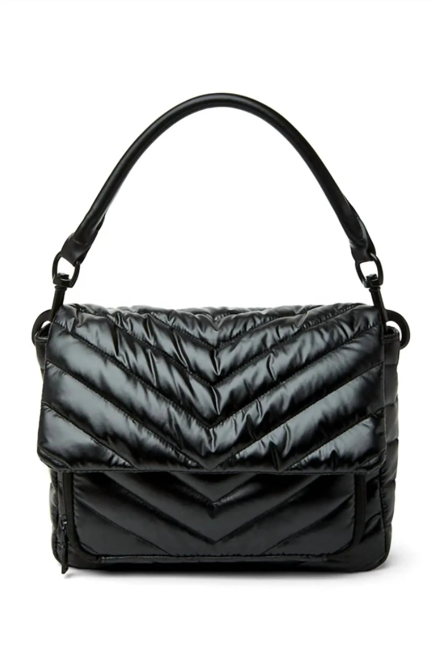 The Muse Crossbody Handbag In Pearl Black