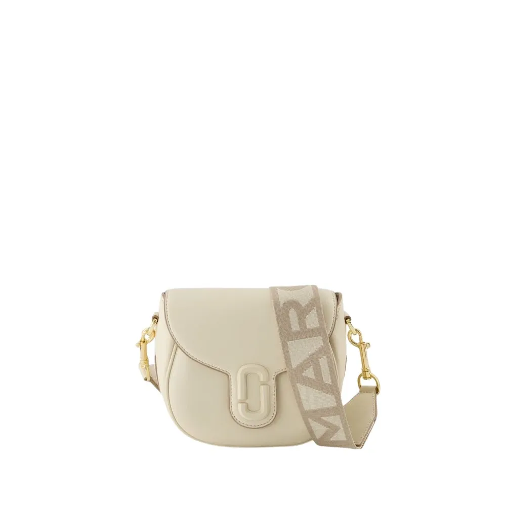 The Small Saddle Bag - Leather - White