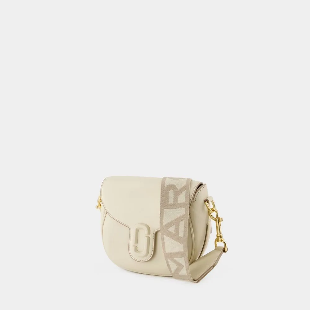 The Small Saddle Bag - Leather - White
