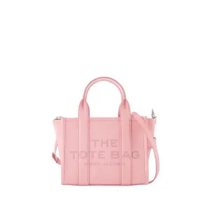 The Small Tote - Leather - Pink