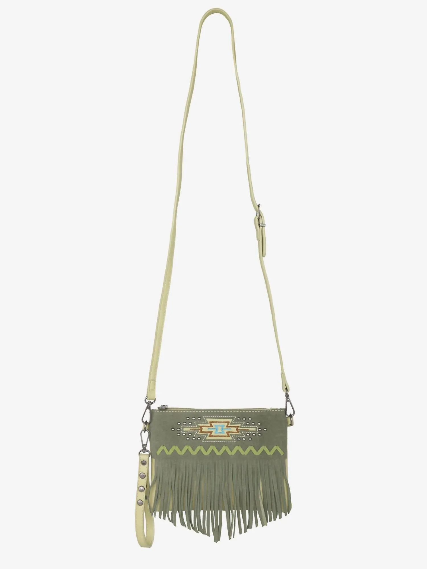 The Taupe Groove Bag In Green