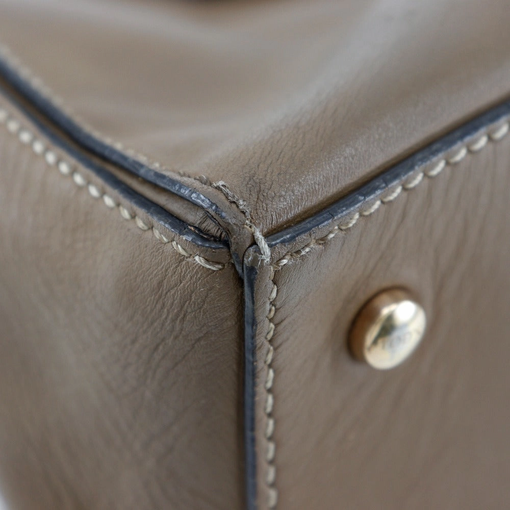 Tod's Leather Handbag Brown 2way