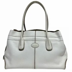 Tod's Leather Shoulder Bag Tote Bag (Pre-Owned)