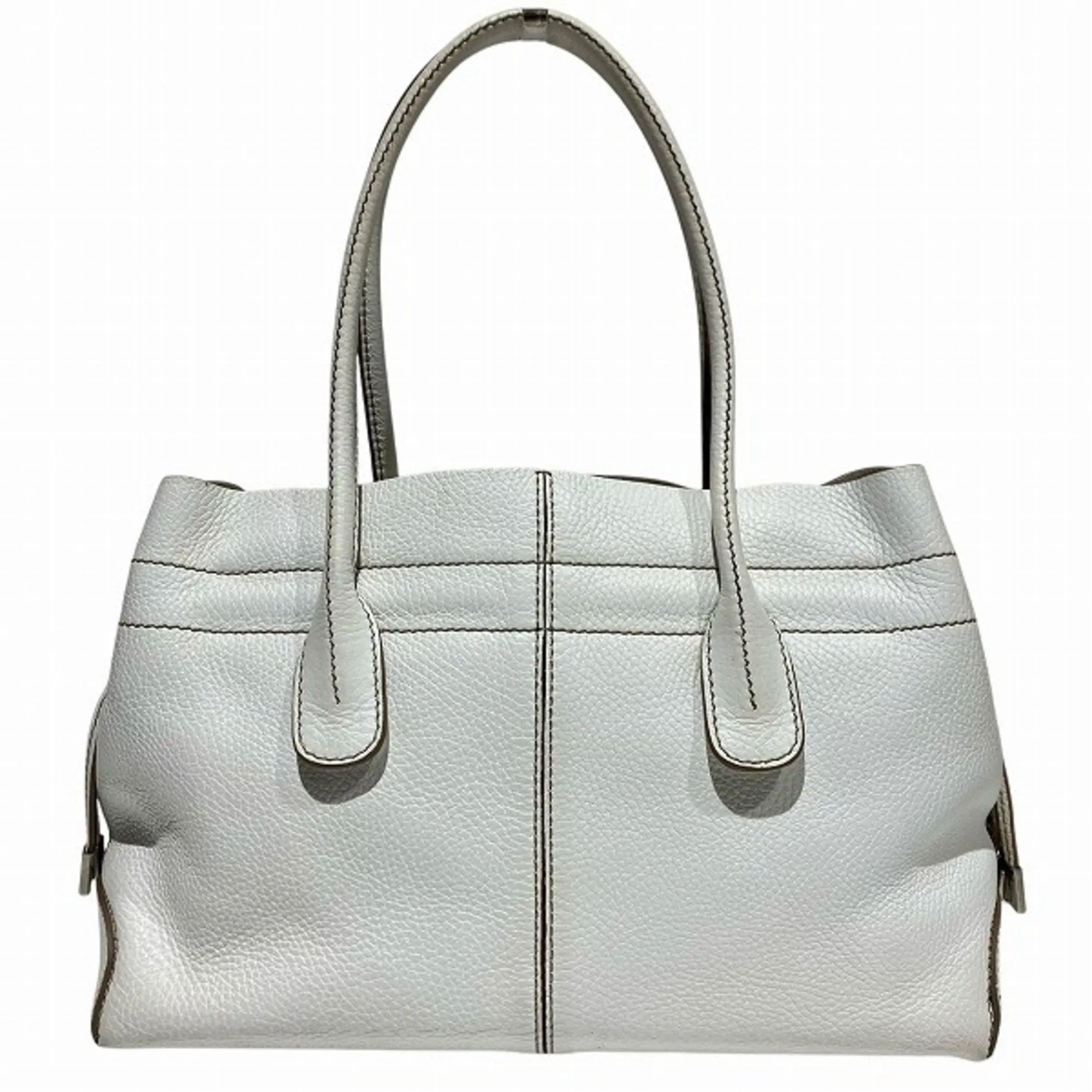 Tod's Leather Shoulder Bag Tote Bag (Pre-Owned)