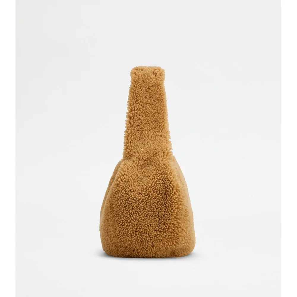 Tod's Shirt Hobo Bag in Sheepskin Small