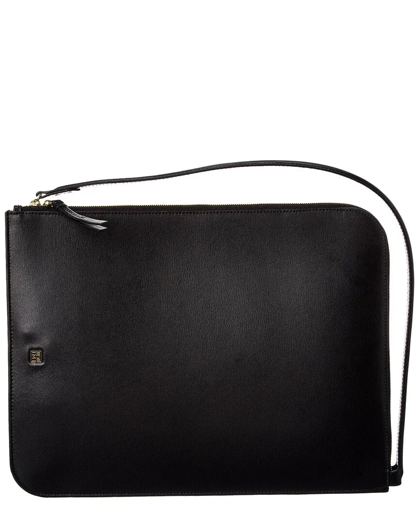 TOTEME Logo-Plaque Slim Leather Pouch