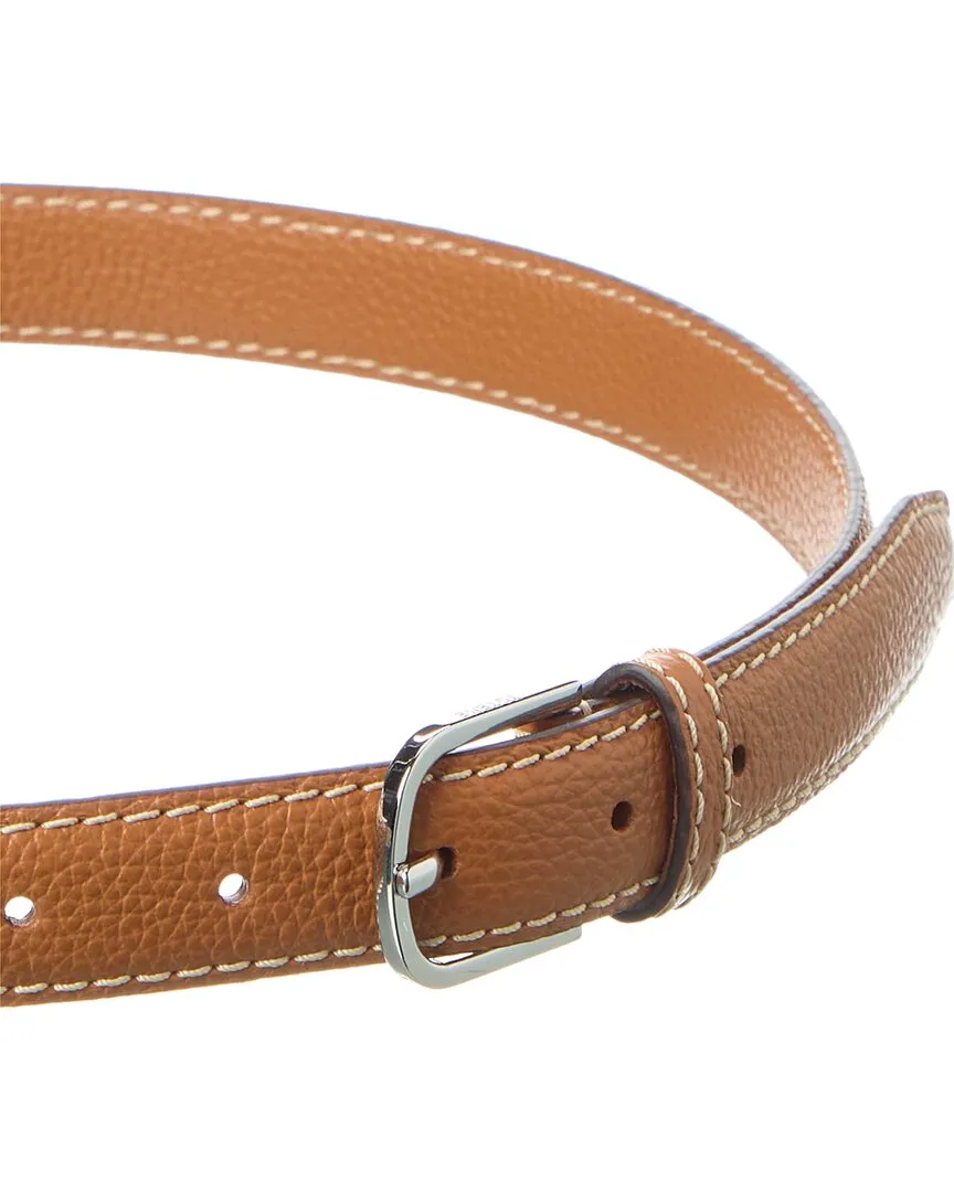 TOTEME Stitch Detail Leather Belt