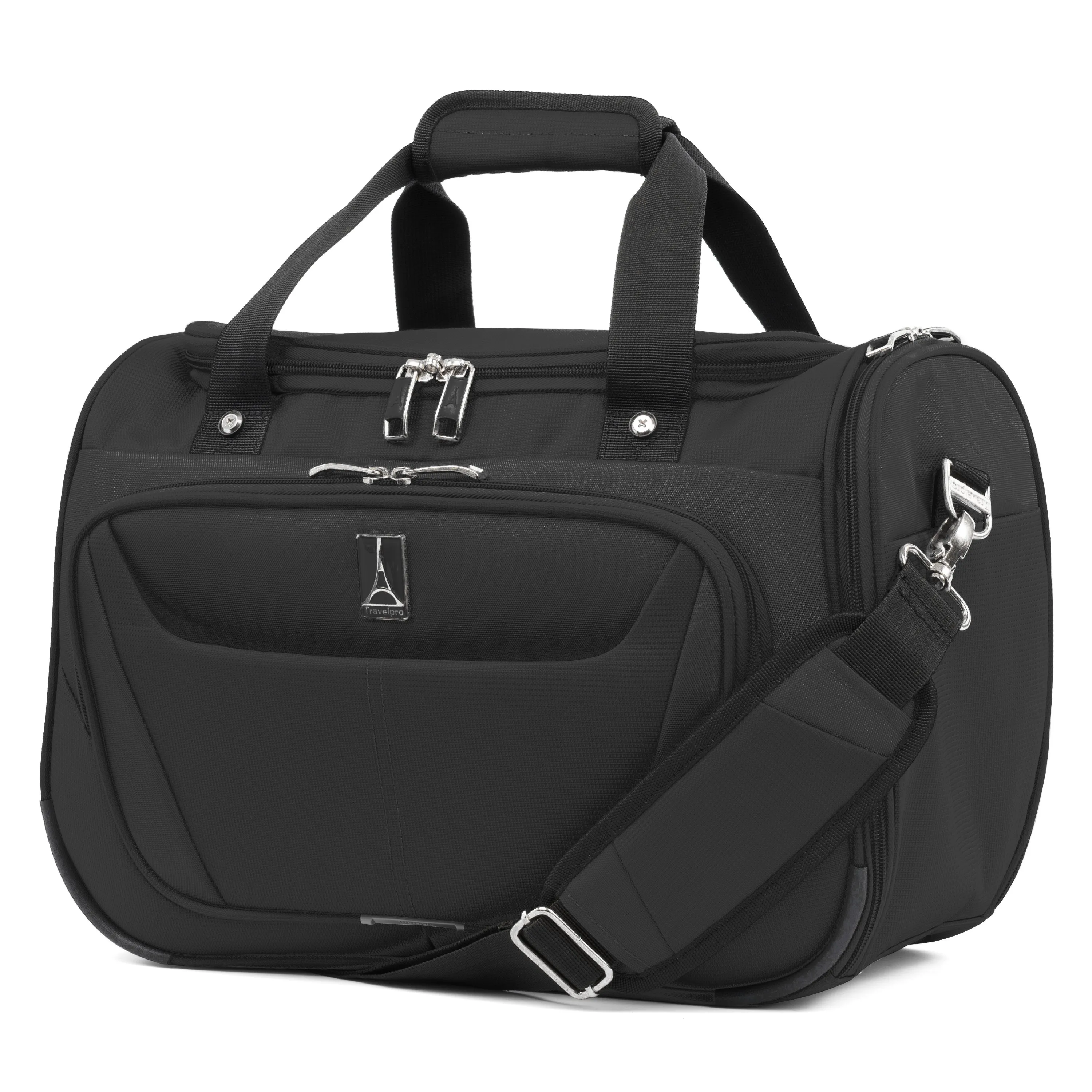Travelpro Maxlite 5 Softside 2pc Set Expandable Carry On Upright 2 Wheel Luggage/Soft Underseat Tote, Lightweight Suitcase, Men and Women