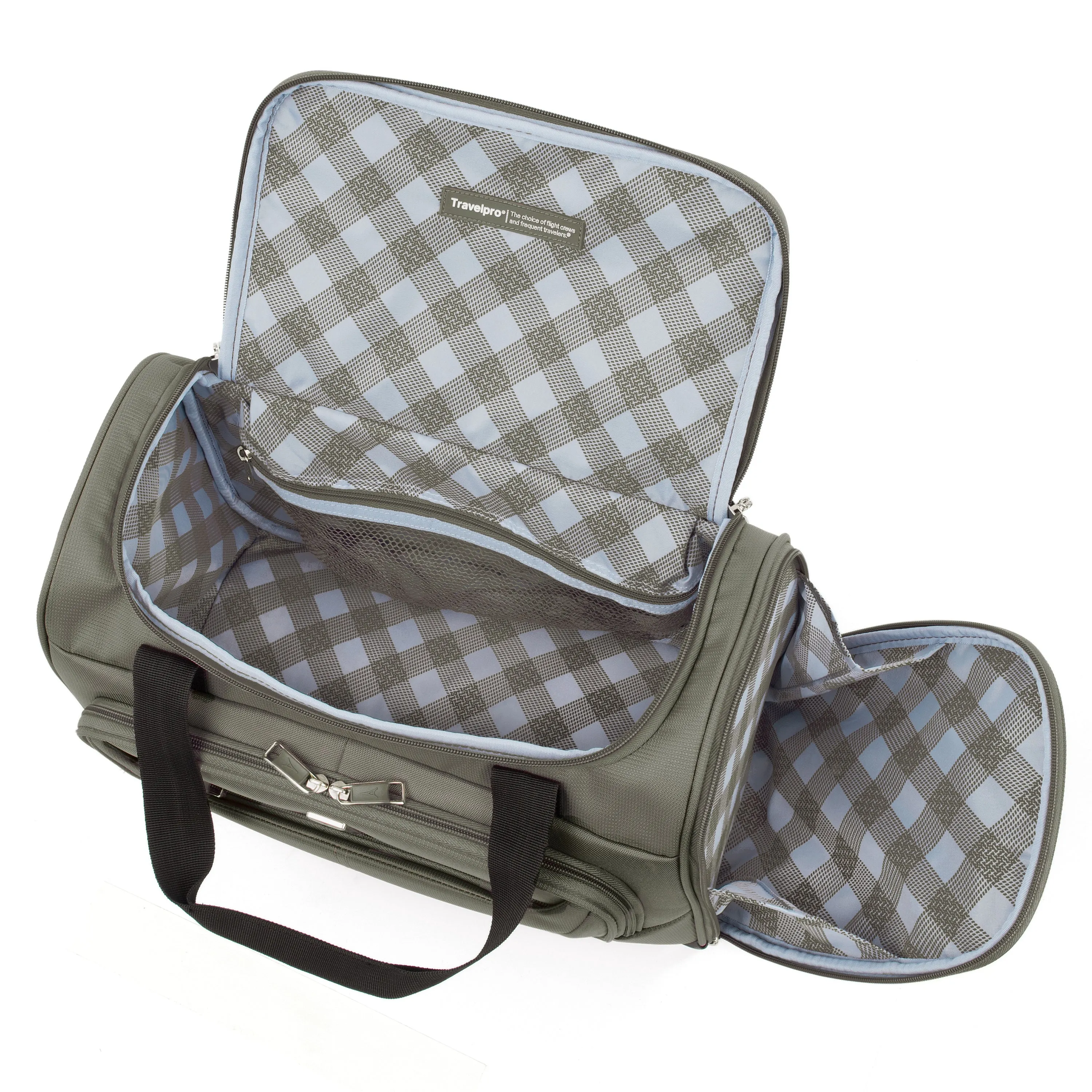 Travelpro Maxlite 5 Softside 2pc Set Expandable Carry On Upright 2 Wheel Luggage/Soft Underseat Tote, Lightweight Suitcase, Men and Women