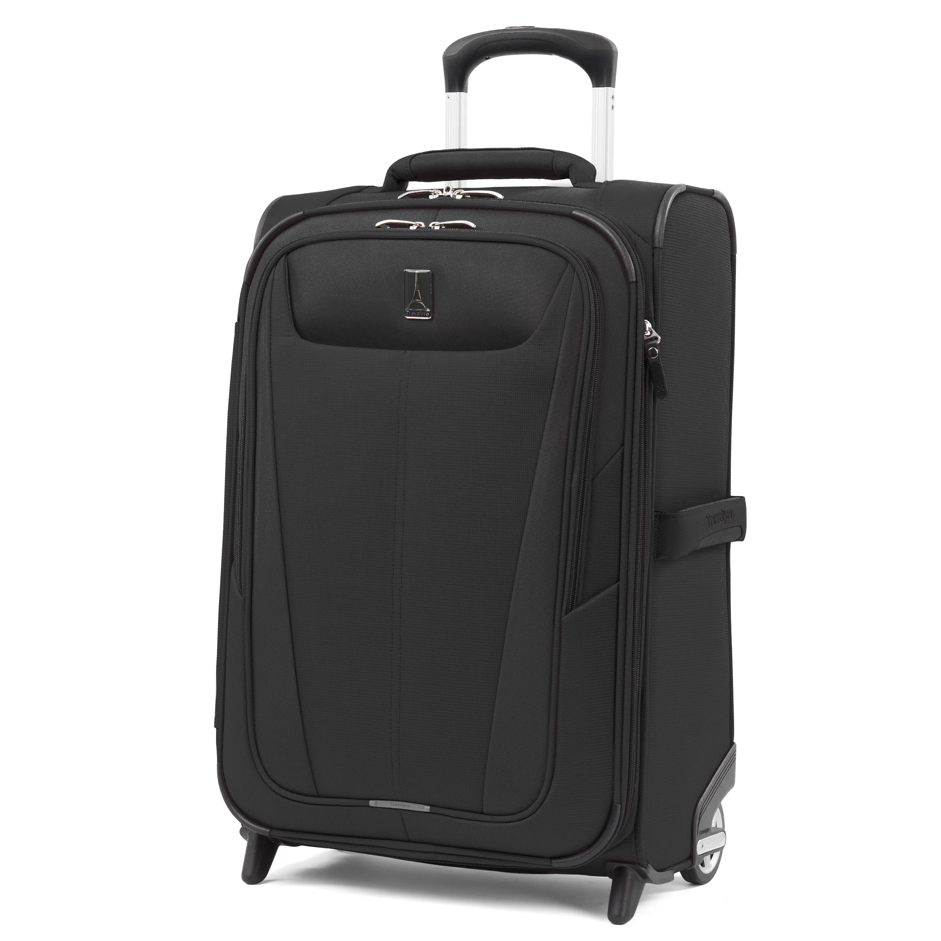 Travelpro Maxlite 5 Softside 2pc Set Expandable Carry On Upright 2 Wheel Luggage/Soft Underseat Tote, Lightweight Suitcase, Men and Women
