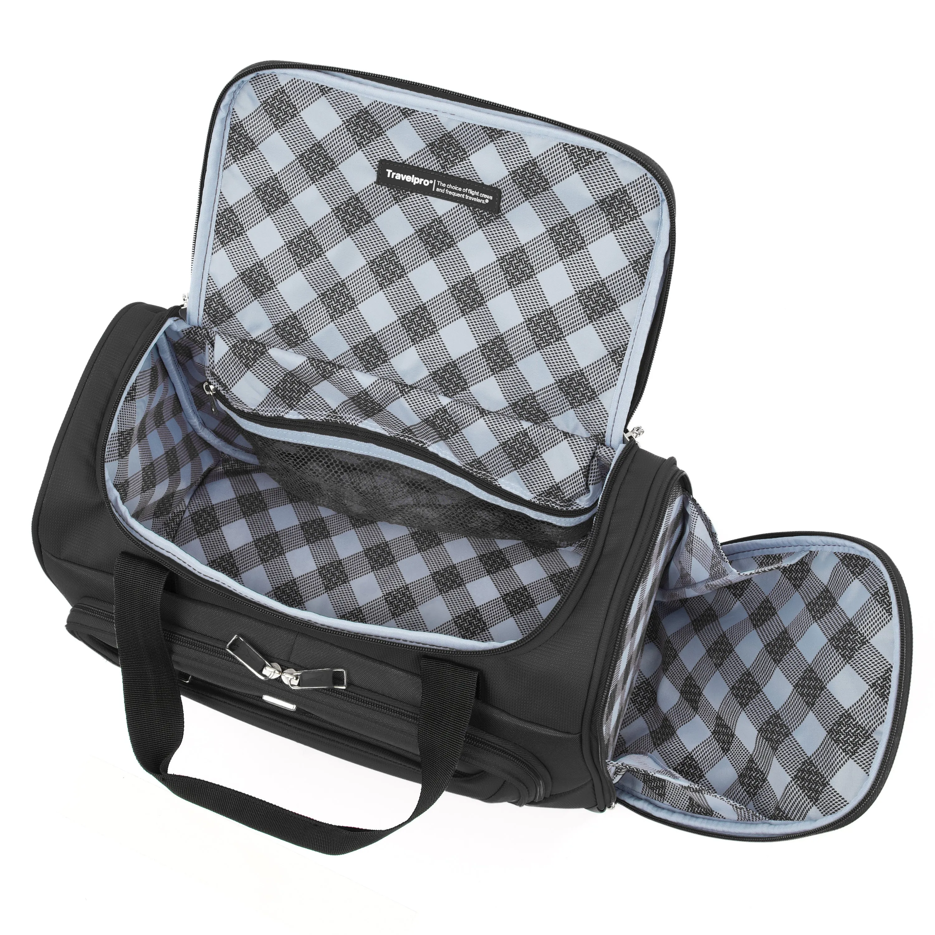 Travelpro Maxlite 5 Softside 2pc Set Expandable Carry On Upright 2 Wheel Luggage/Soft Underseat Tote, Lightweight Suitcase, Men and Women