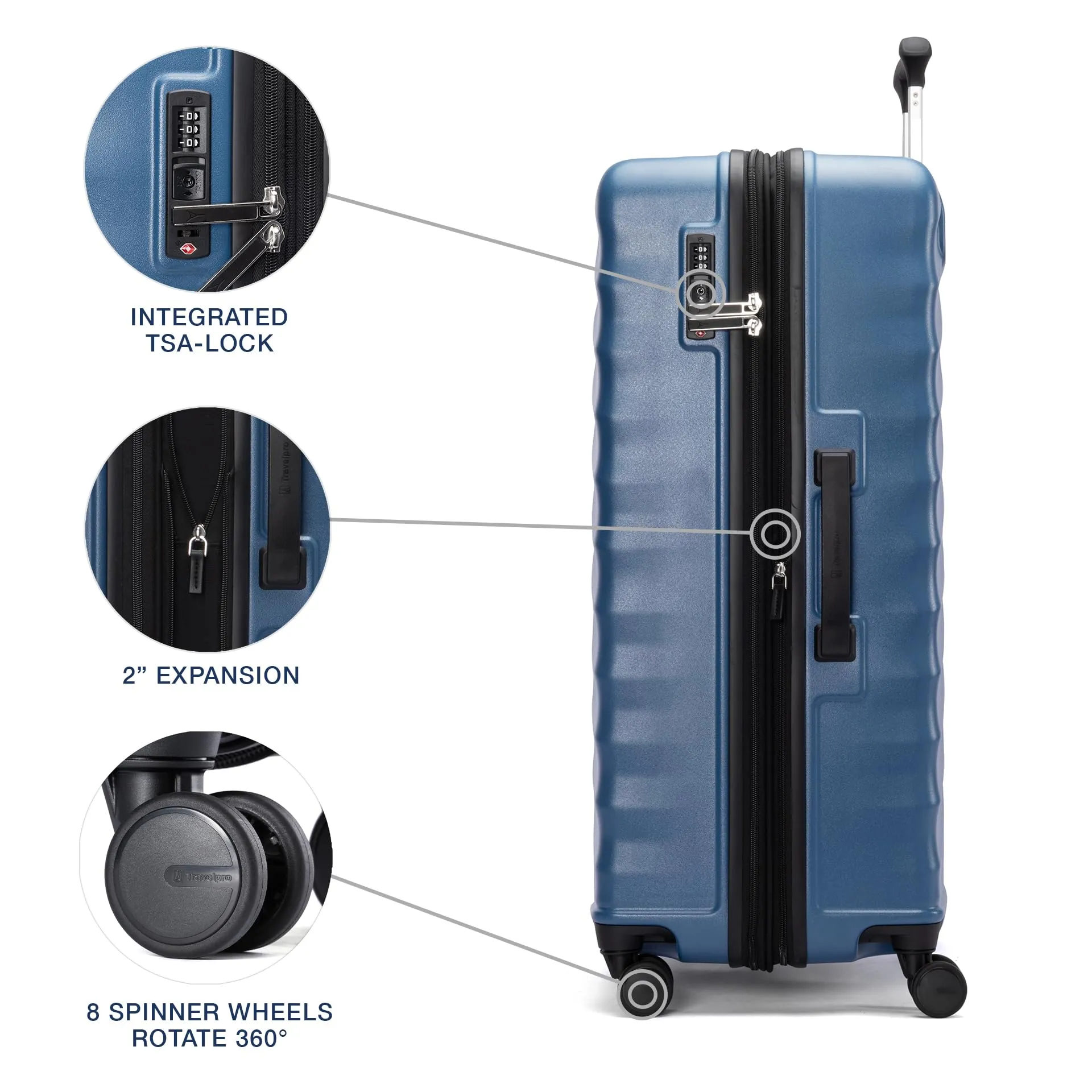 Travelpro Maxlite Air V2 Checked Large 28-Inch Hardside Expandable Luggage