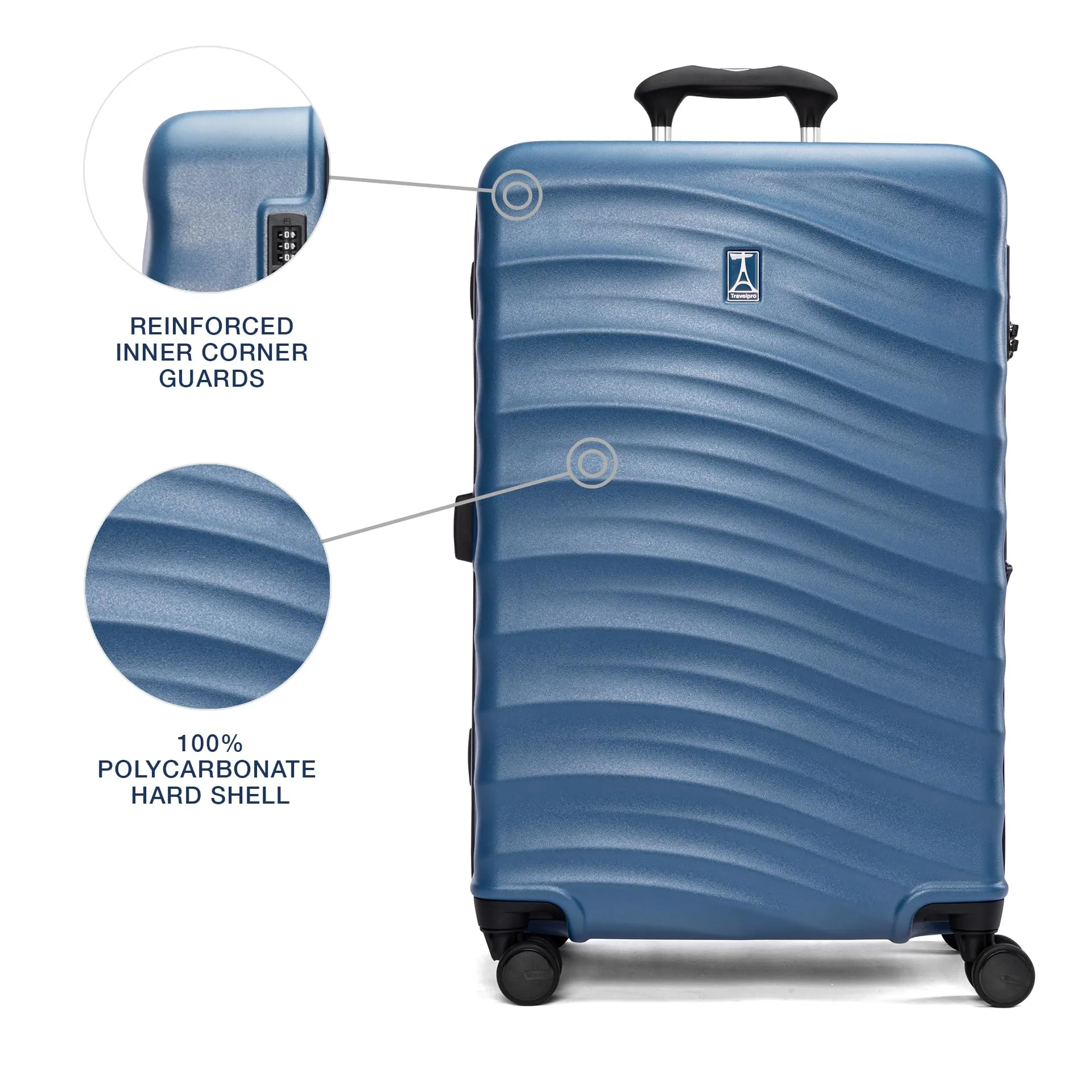 Travelpro Maxlite Air V2 Checked Medium 25-Inch Hardside Expandable Luggage