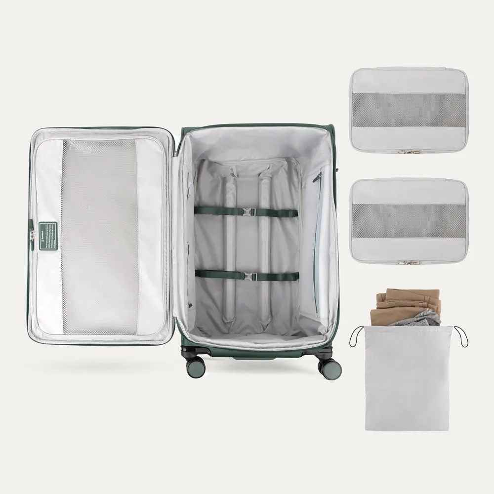 Travelpro Versapack   Lightweight Softside Expandable 29-Inch Large Checked Spinner Suitcase