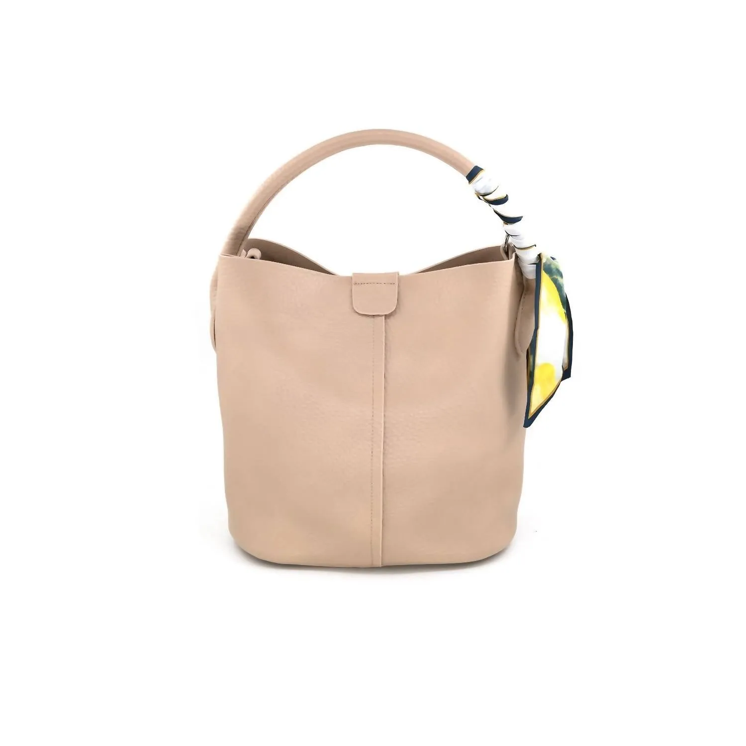 Trina Bucket Bag In Beige
