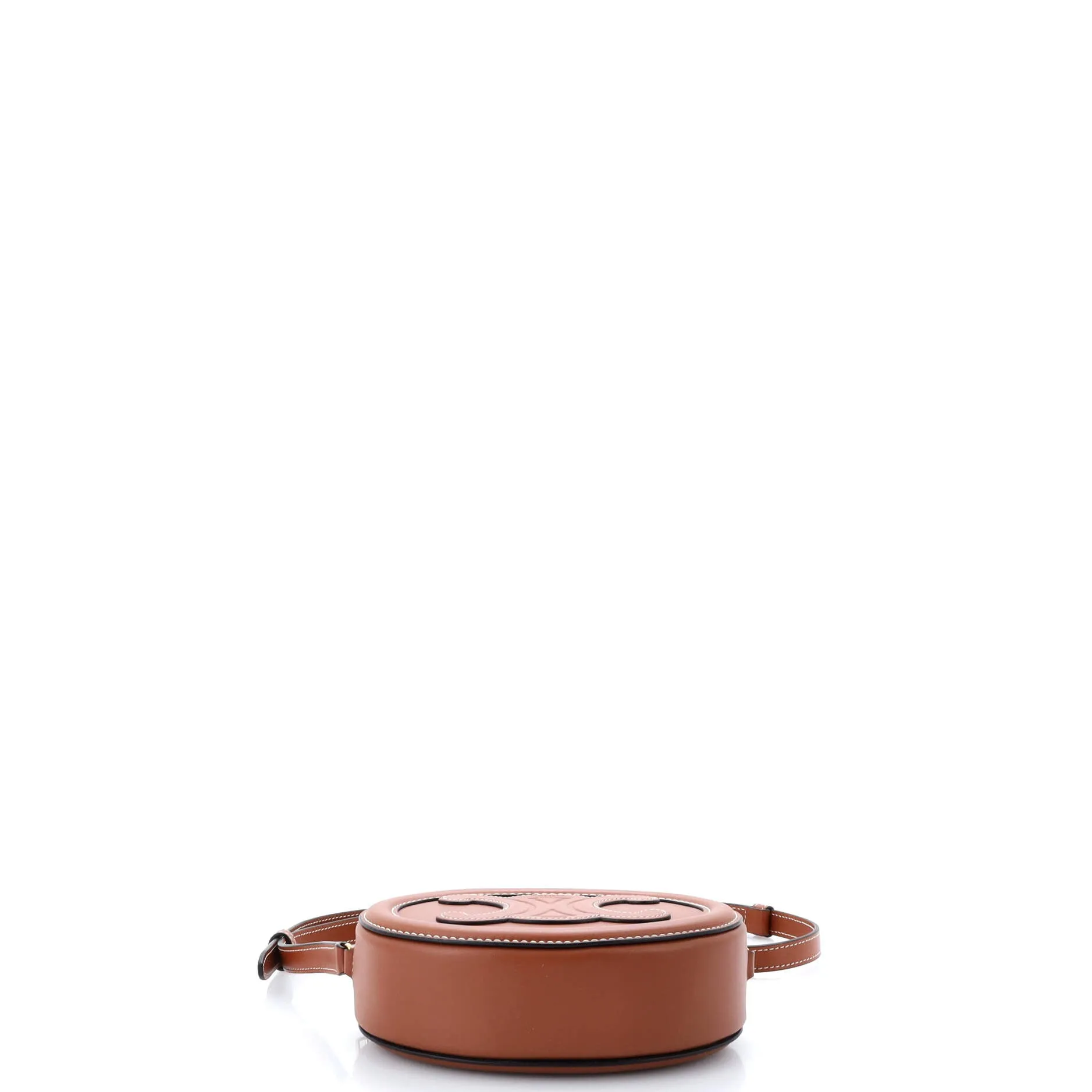 Triomphe Oval Crossbody Bag Leather