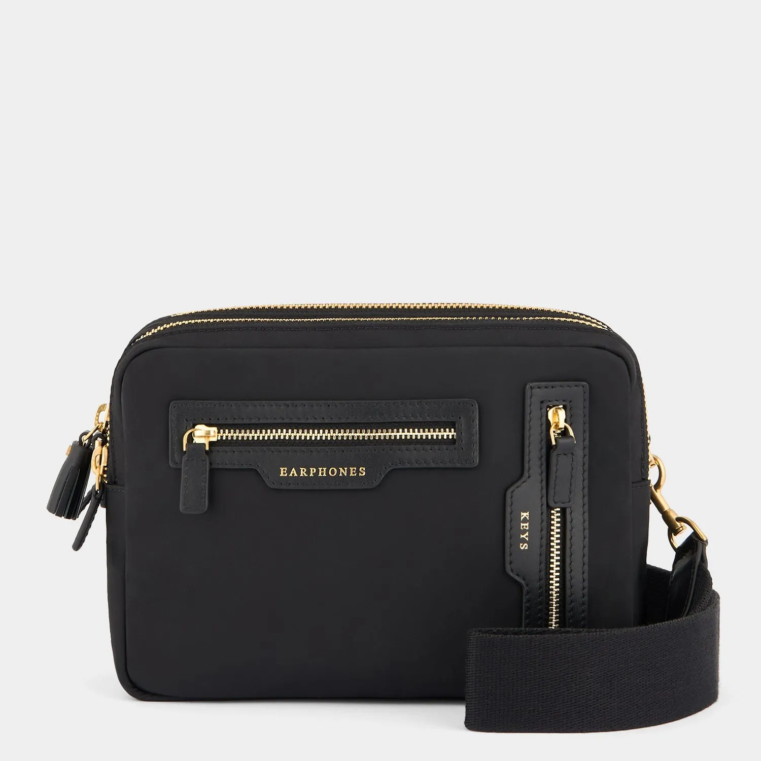 Triple Zip Cross-body