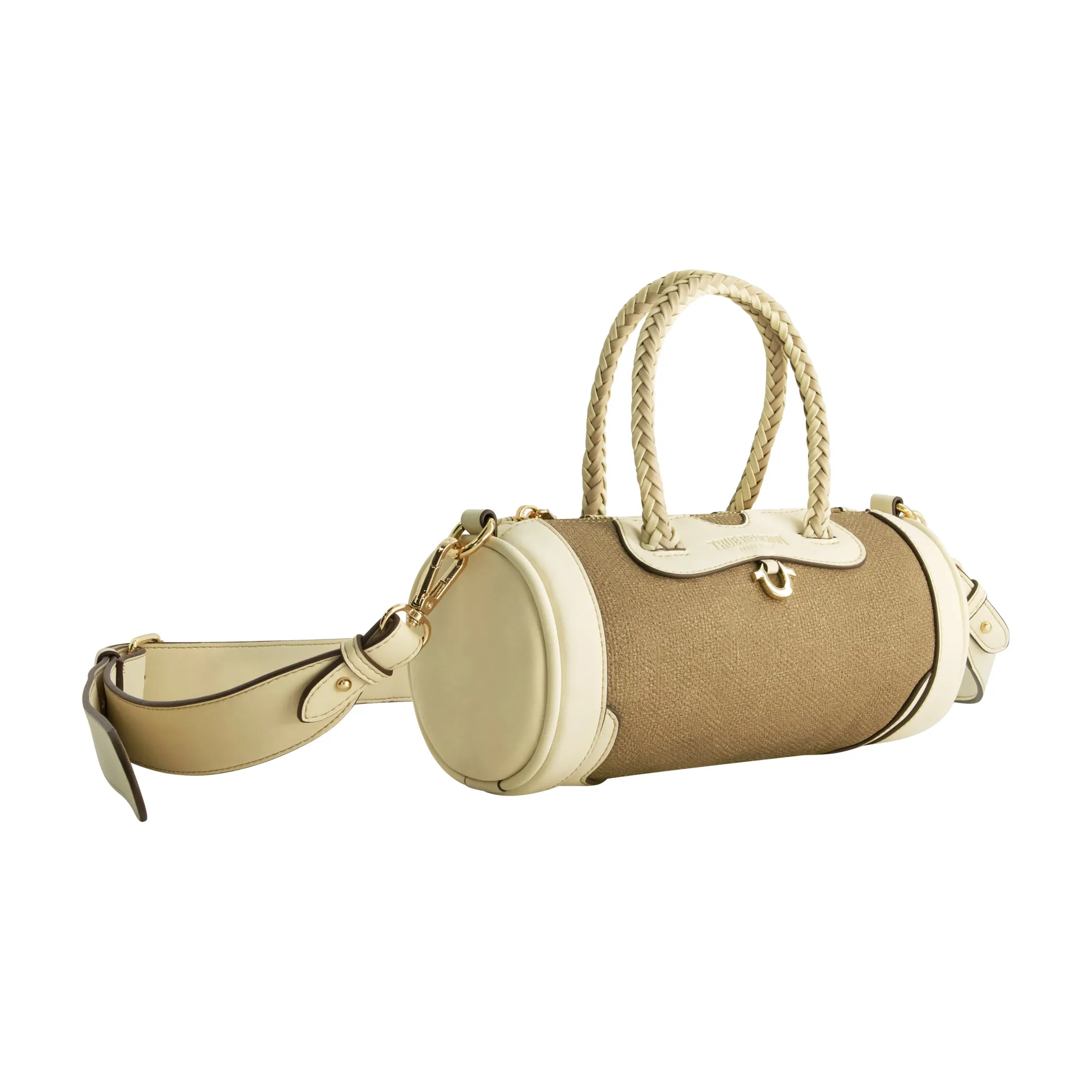 True Religion Suede Mini Duffel Crossbody