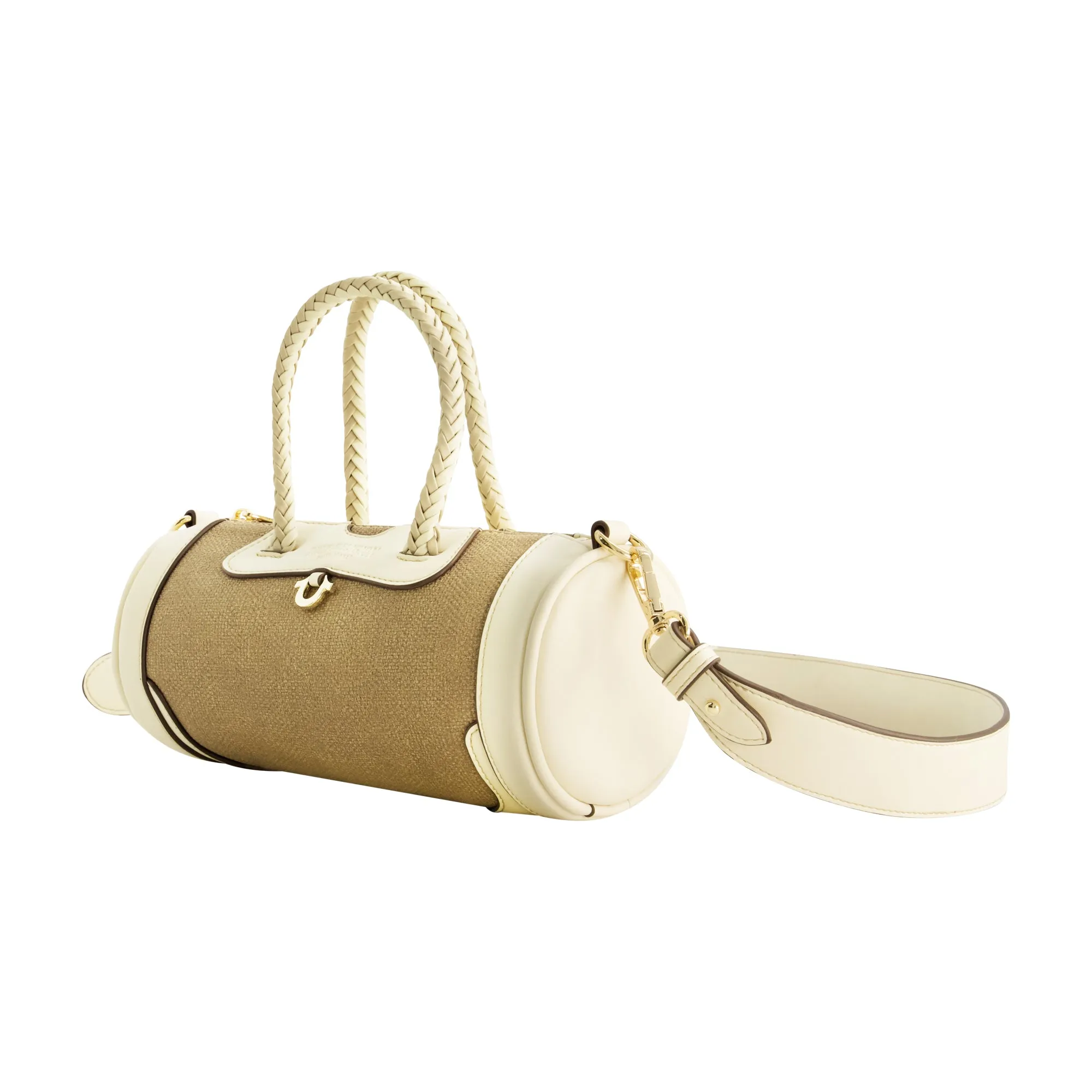 True Religion Suede Mini Duffel Crossbody