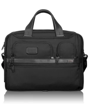 TUMI Alpha Ballistic Business Men's Expandable Organizer Computer Brief