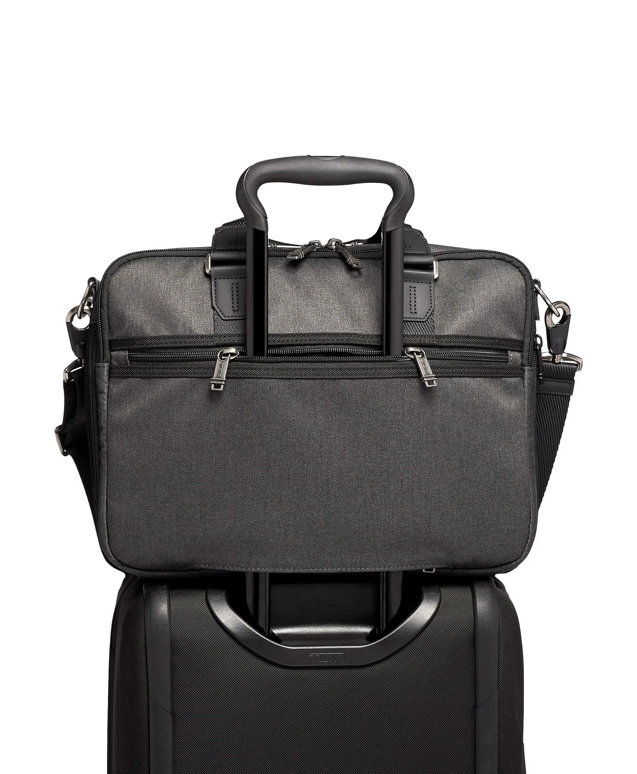 TUMI Alpha Bravo Albany Slim Commuter Briefcase