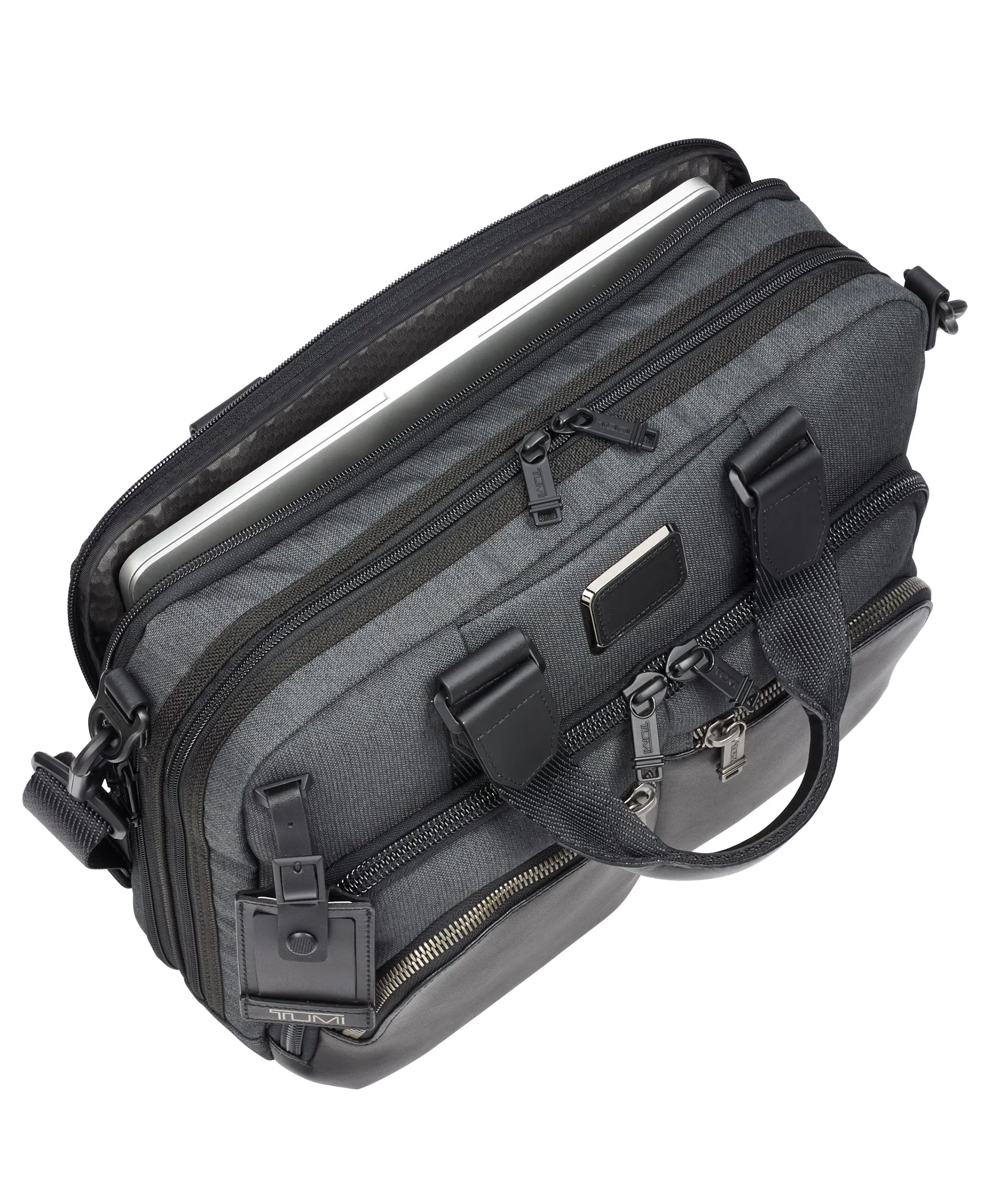 TUMI Alpha Bravo Albany Slim Commuter Briefcase