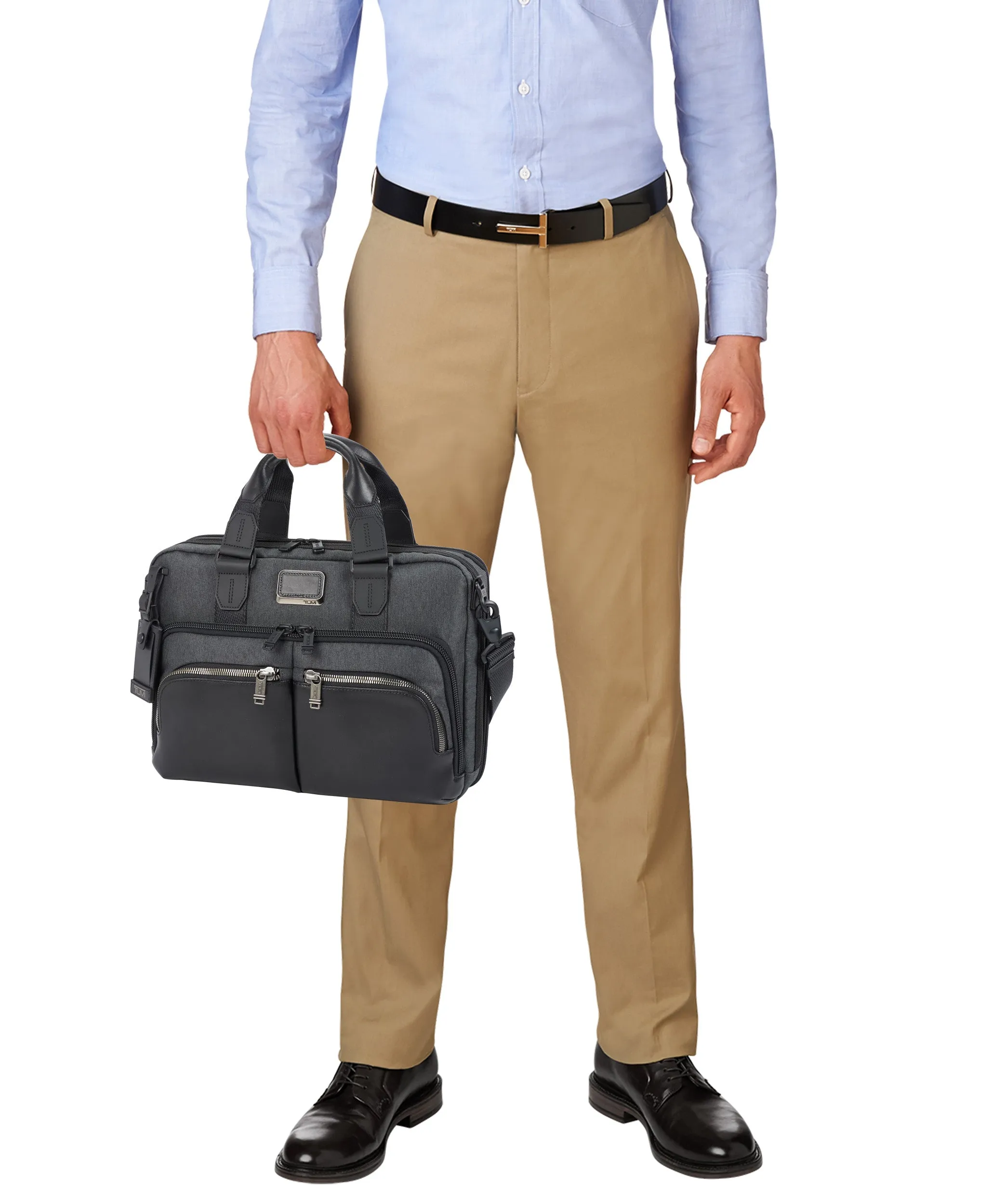 TUMI Alpha Bravo Albany Slim Commuter Briefcase