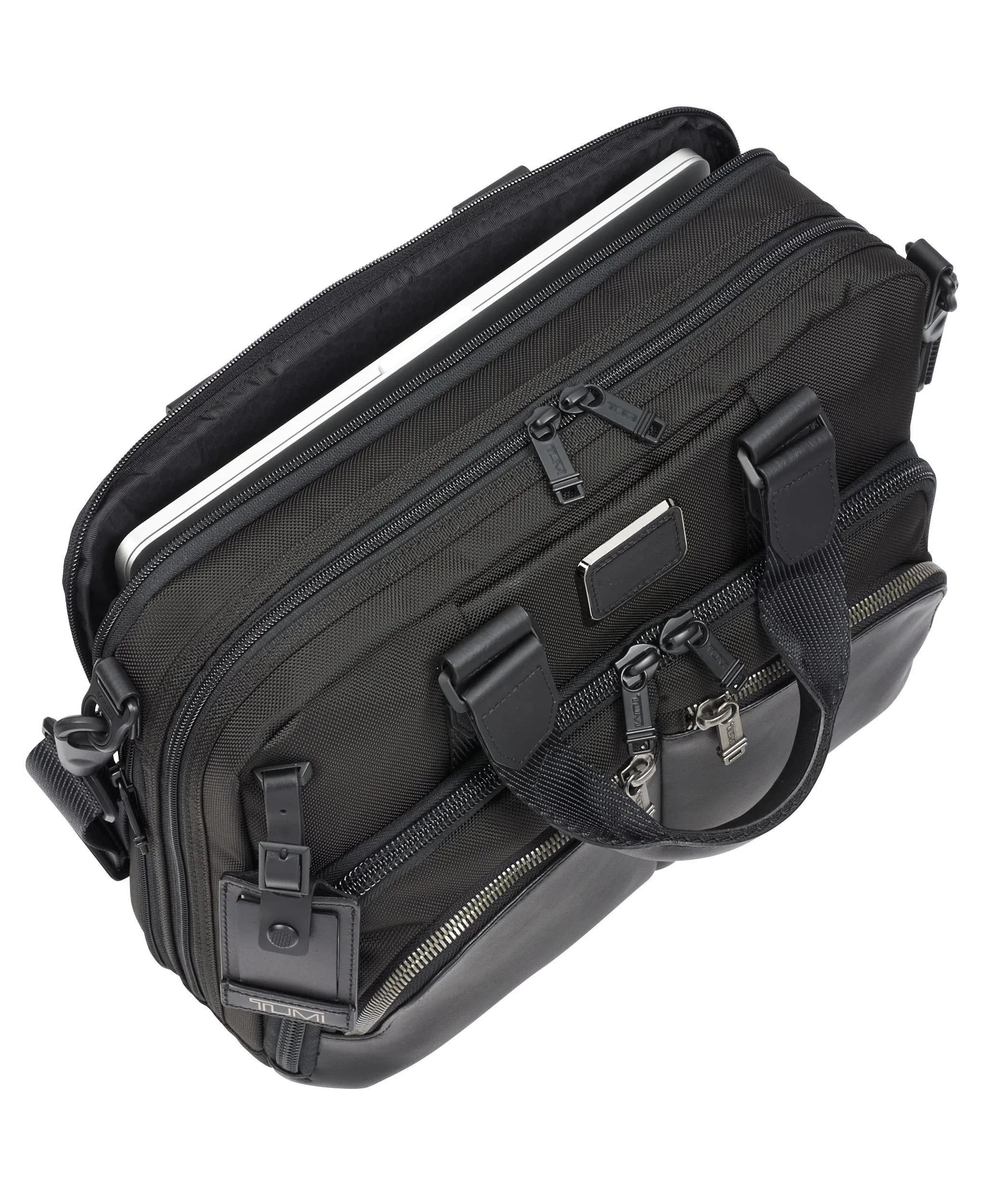 TUMI Alpha Bravo Albany Slim Commuter Briefcase
