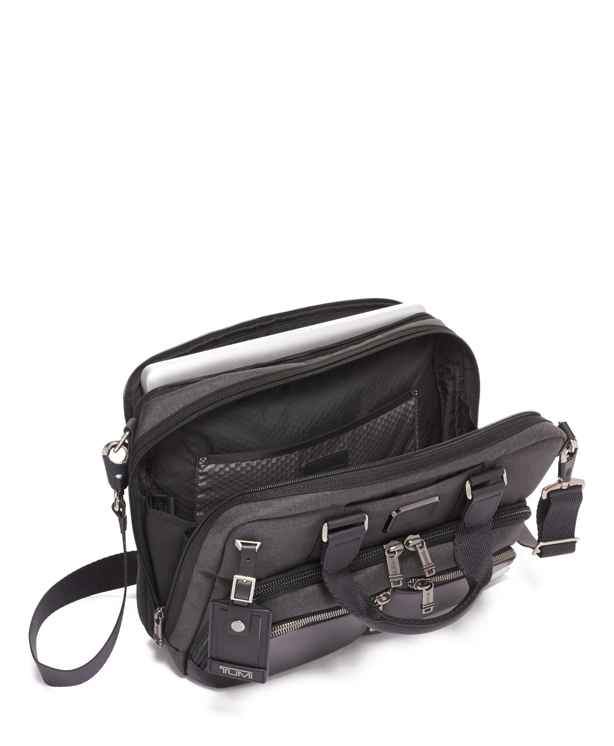 TUMI Alpha Bravo Albany Slim Commuter Briefcase