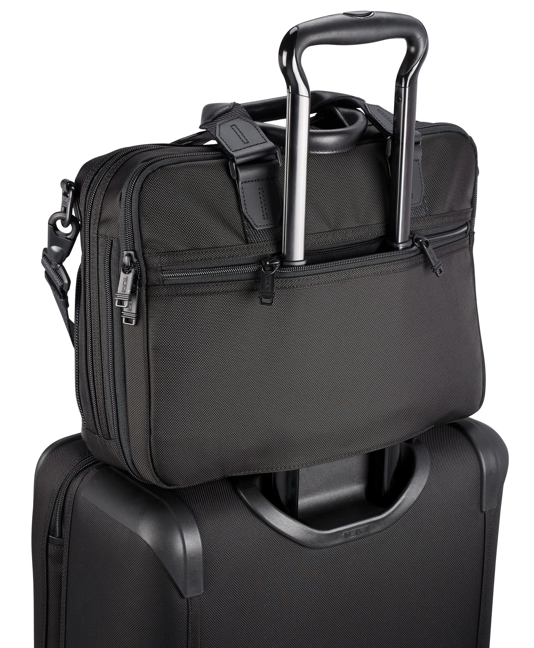 TUMI Alpha Bravo Albany Slim Commuter Briefcase