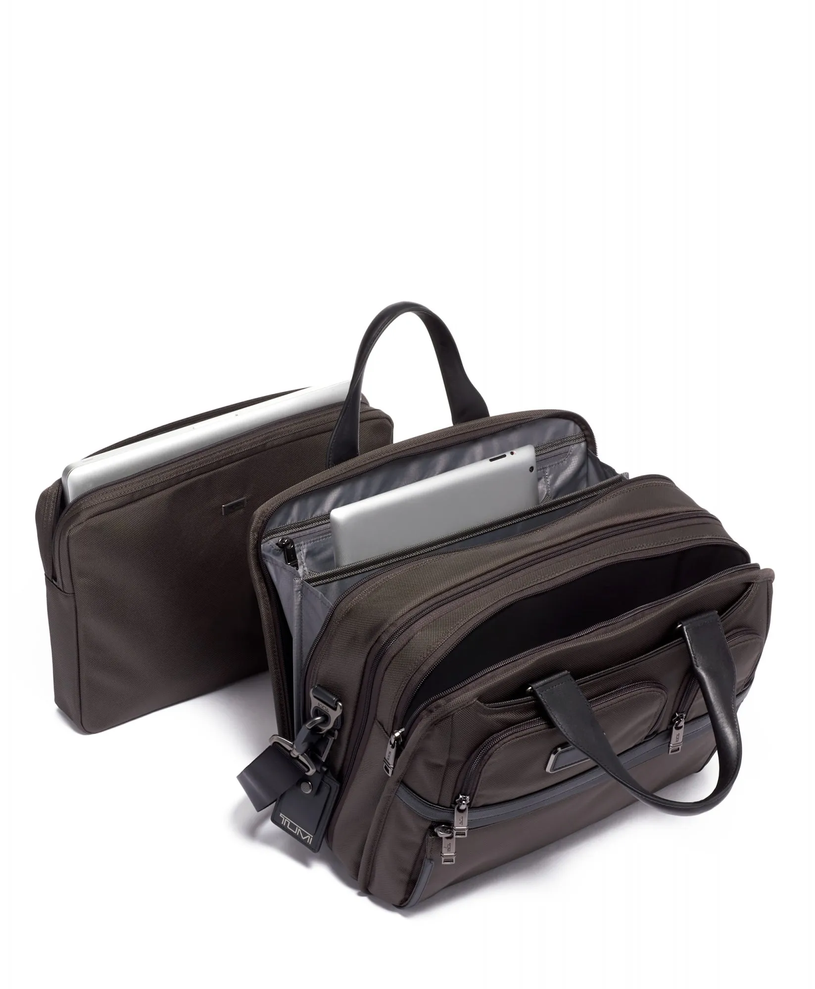 TUMI Alpha Expandable Organizer Laptop Brief