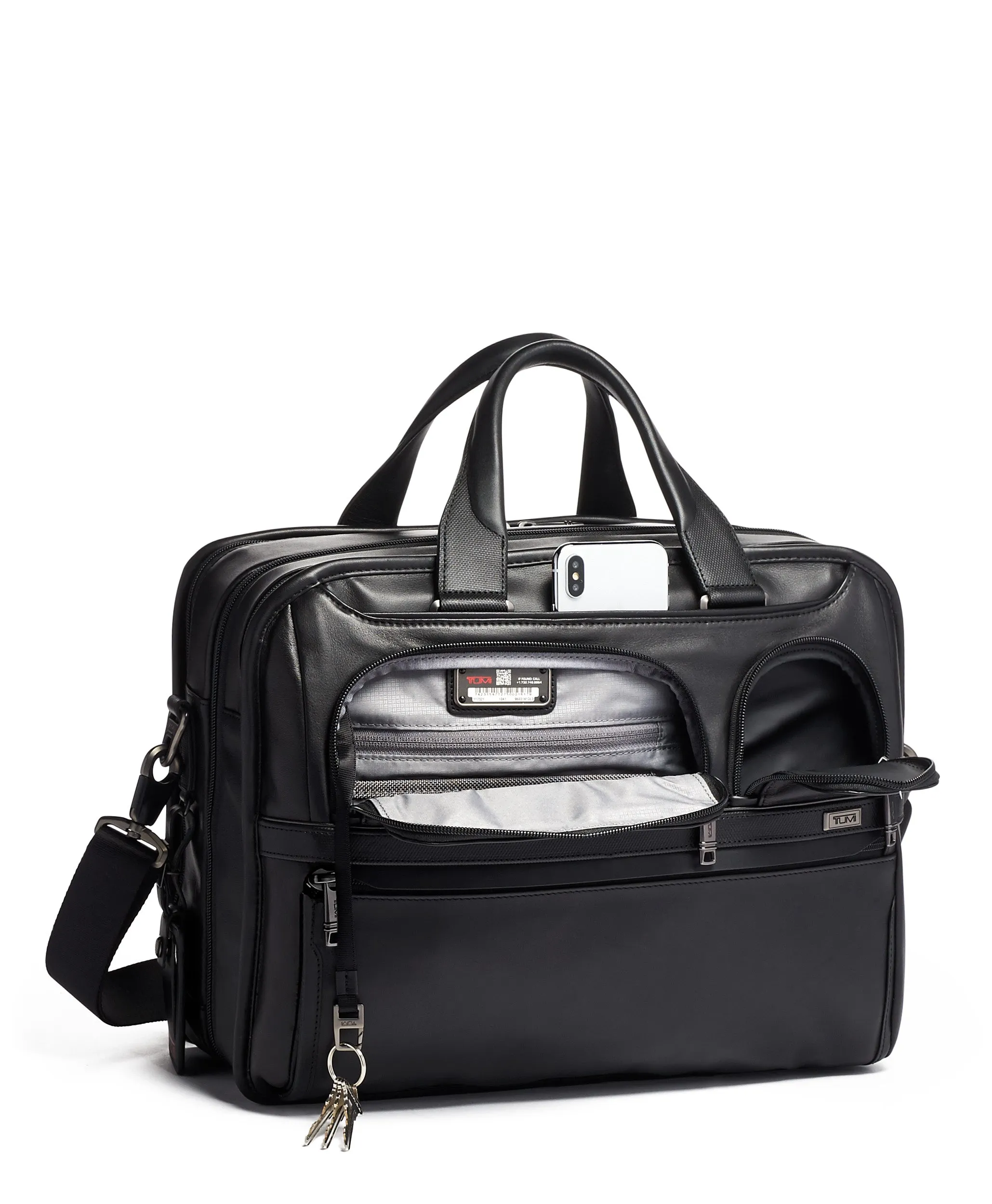 TUMI Alpha Expandable Organizer Laptop Brief