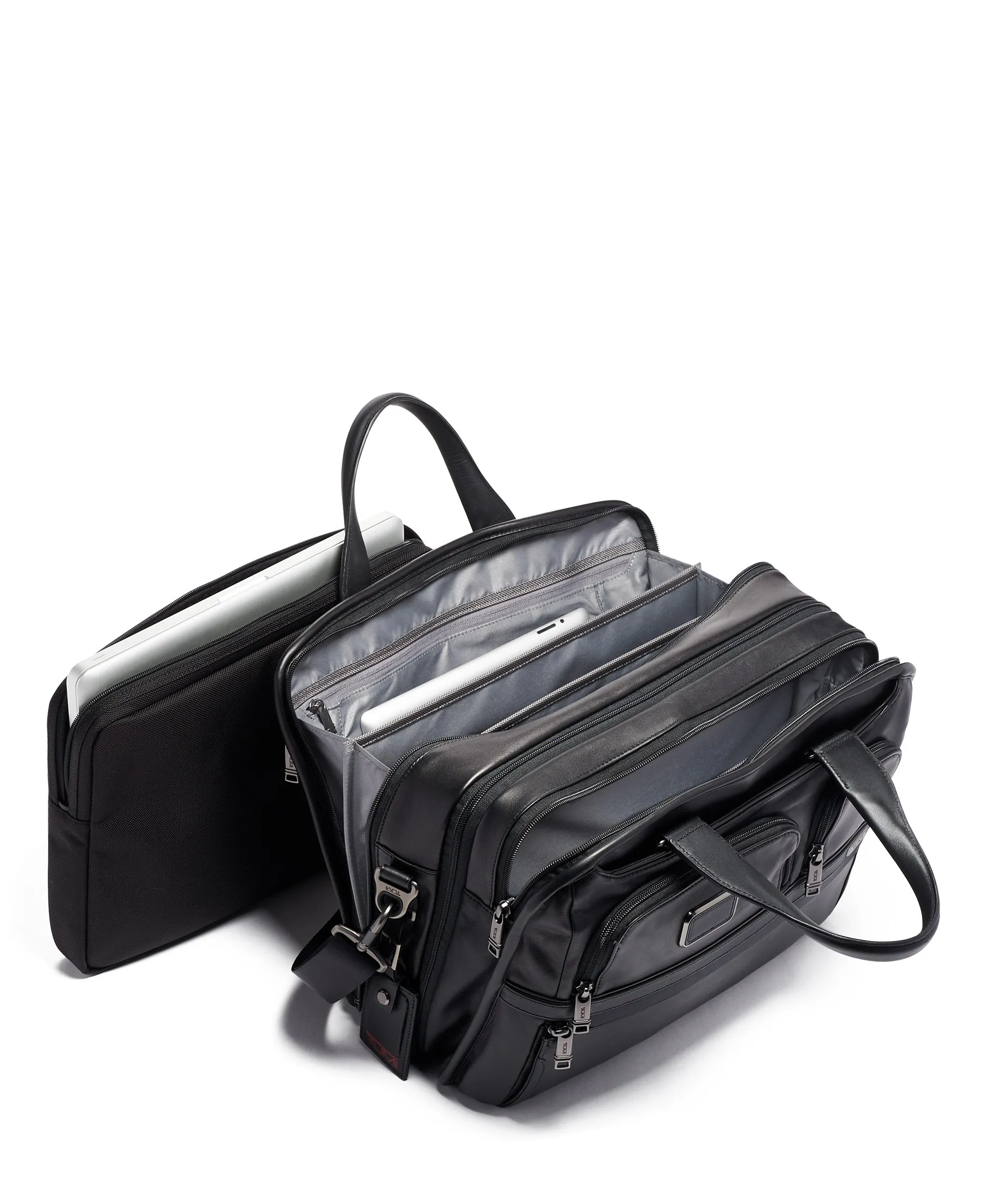 TUMI Alpha Expandable Organizer Laptop Brief