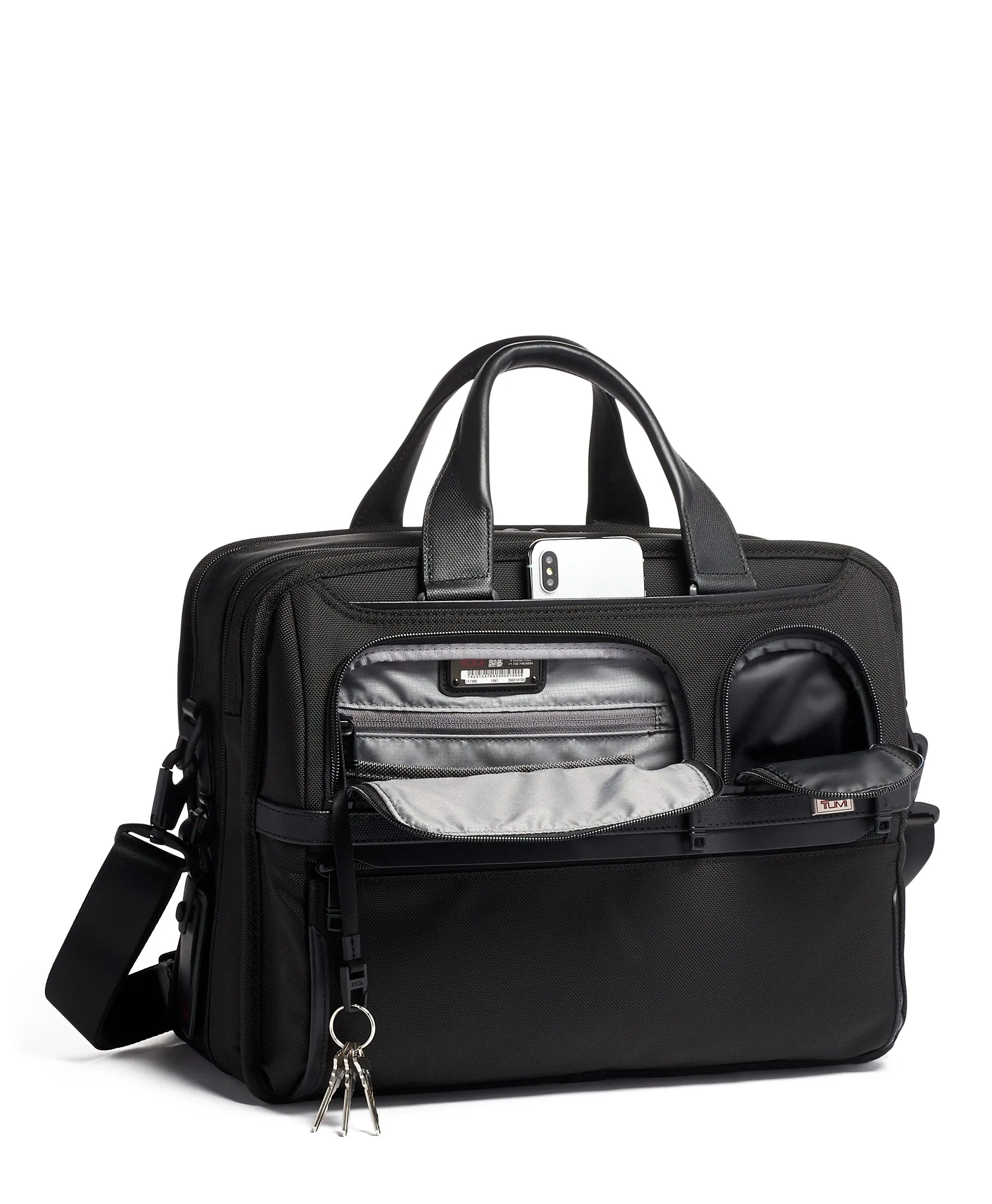 TUMI Alpha Expandable Organizer Laptop Brief