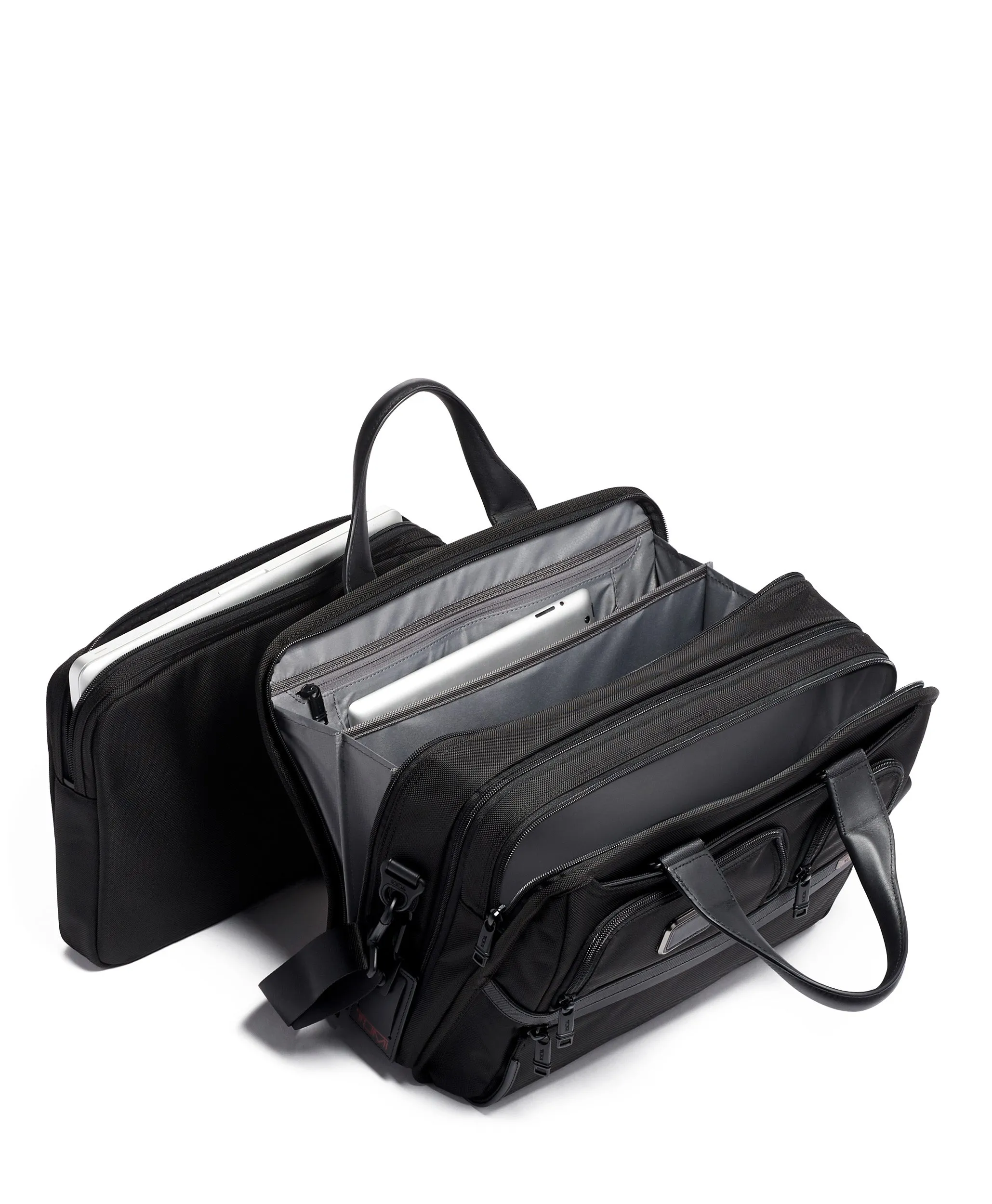 TUMI Alpha Expandable Organizer Laptop Brief