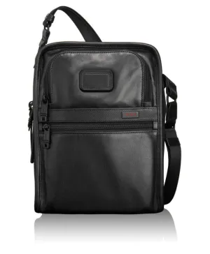 TUMI Alpha Leather Travel Men's Organizer Travel Tote