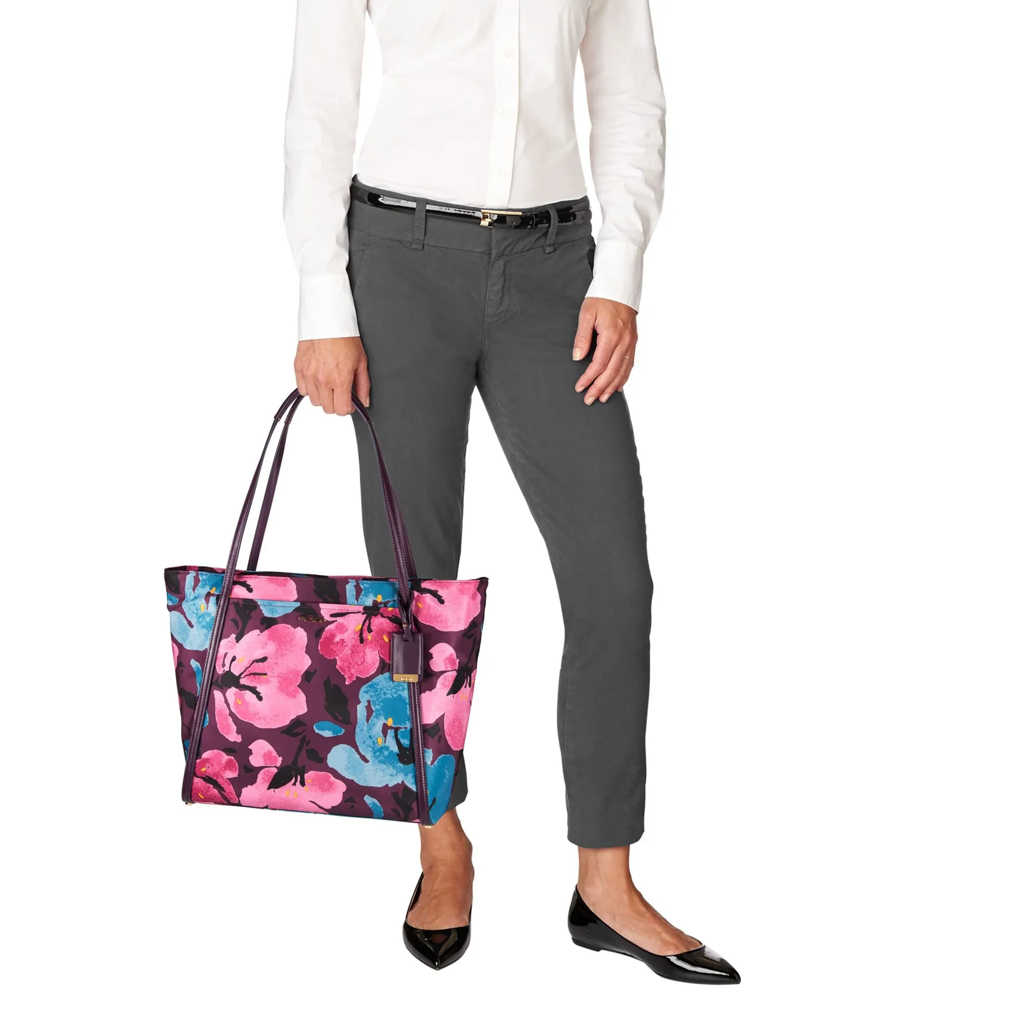 TUMI Voyageur Q Tote Aubergine