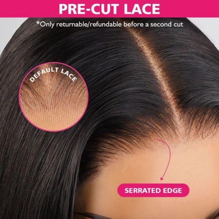Tuneful Pink Highlight Colored Body Wave 13x6 Lace Front 6x5 Wear Go Human Hair Wigs