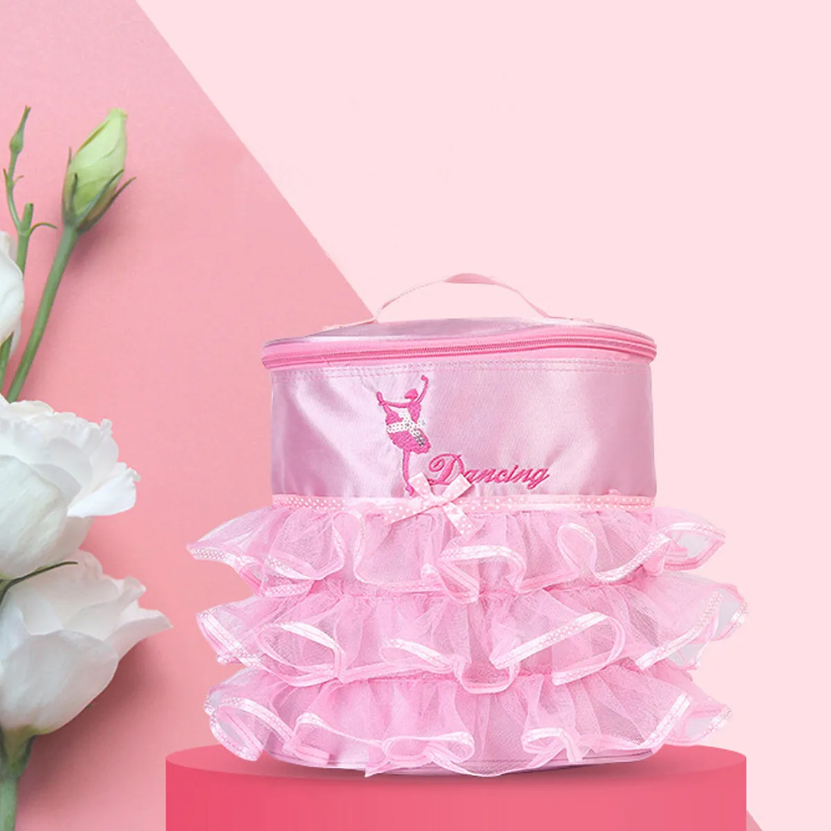 Tutu Dress Dance Backpack with Key Chain