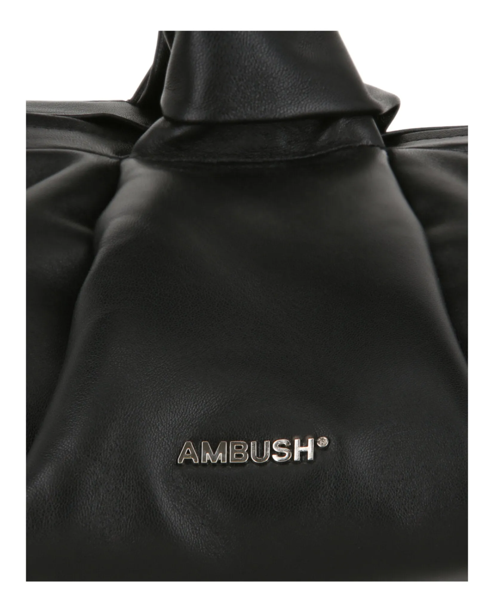 Twist Top Leather Handle Bag