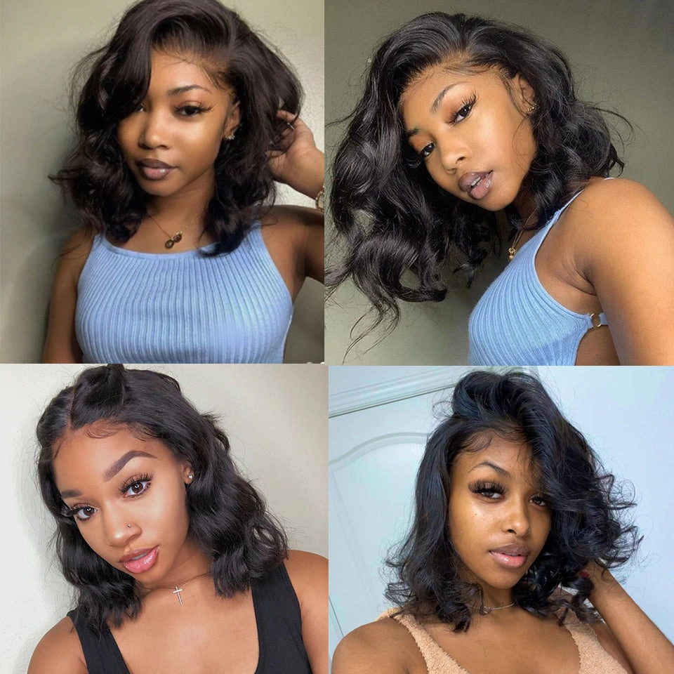 Undetectable Standard Lace Frontal Wig Glueless Body Wave Human Hair Wig