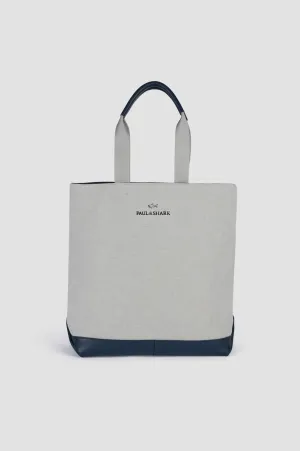 Unisex Canvas Tote Bag In White Swan