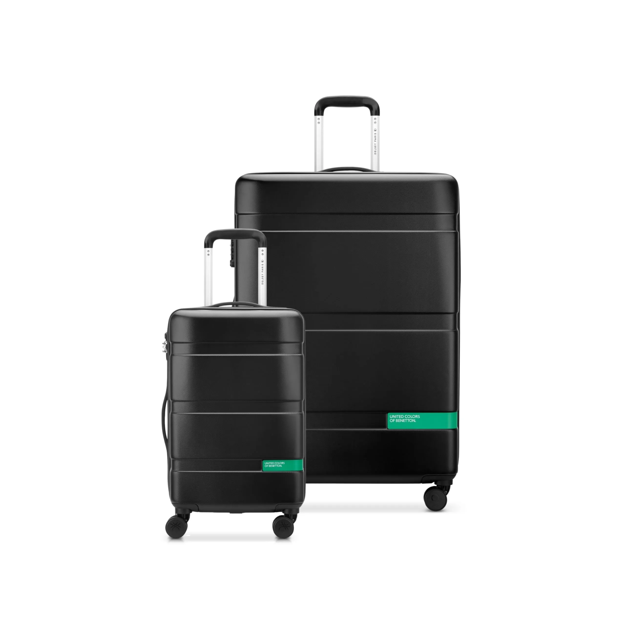 United Colors of Benetton Now Hardside Luggage with Spinner Wheels ( 2 Piece Set 19/27 Inch)