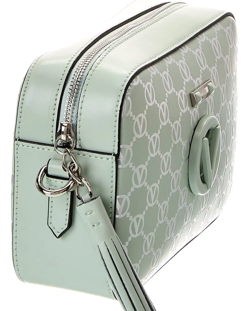 Valentino by Mario Valentino Babette Monogram Leather Crossbody
